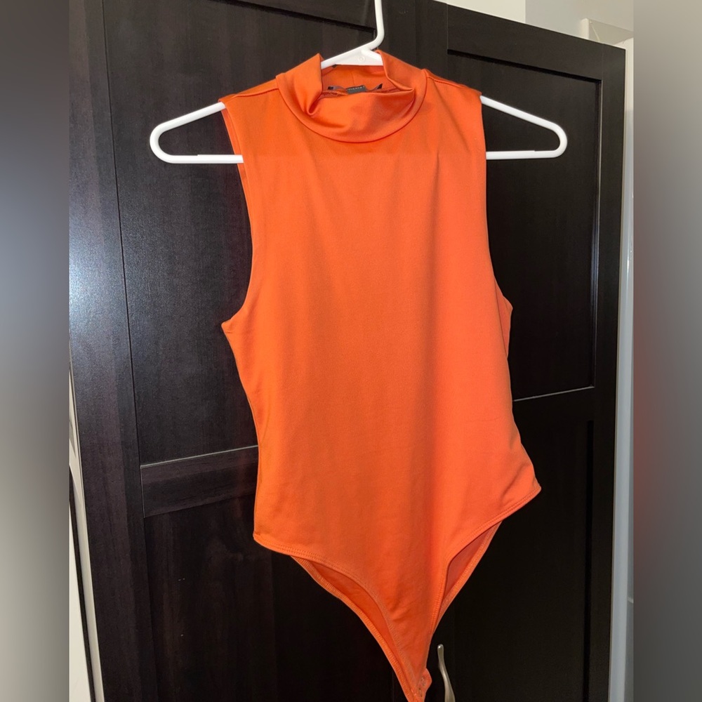High neck bodysuit